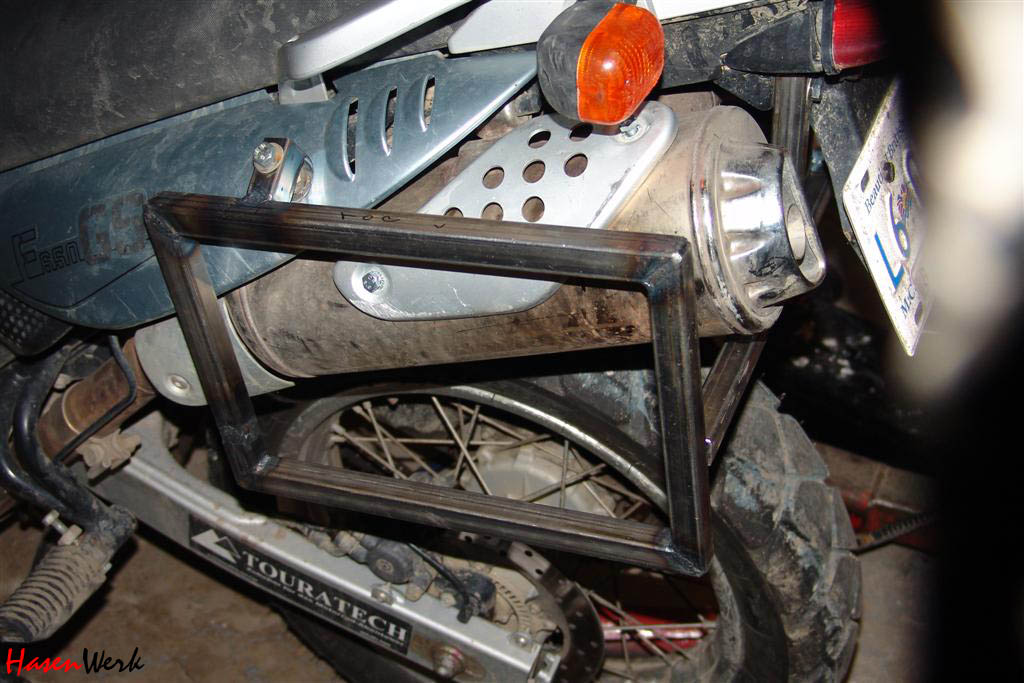 Test fit on bike